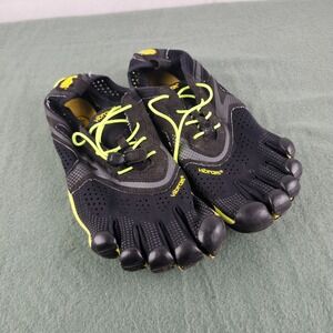 Vibram Fivefingers V-RUN Barefoot Shoes Men's Size 9.5-10  (16M3101) Black